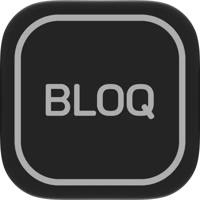 Ícono de la app BLOQ